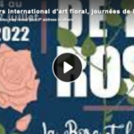 Affiche Concours Art Floral Journées de la Rose 2022